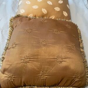 Gold Decorative Throw Pillows